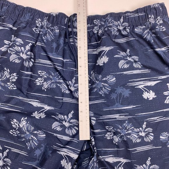 NEW Ocean Pacific OP Swim Trunks Shorts Mens XL 46-48 Floral Tropical - Picture 7 of 10